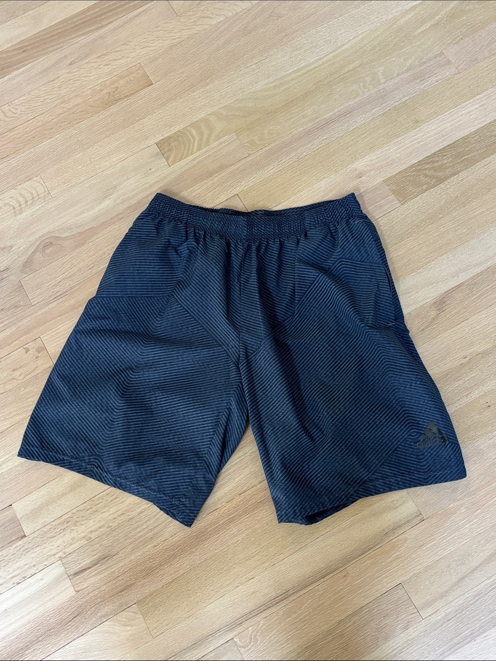 adidas Black Striped Performance Men's Shorts